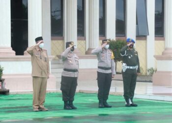 Wakili Bupati, Agus Sanusi Hadiri Apel Gelar Pasukan Operasi Keselamatan 2022