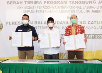 SKK Migas-PetroChina Serahkan Tanggung Jawab Sosial Kepada Pemkab Tanjabbar, Ini Kata Bupati !