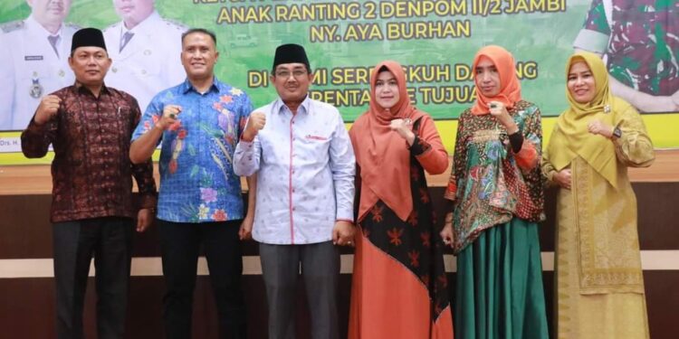 Sambut Kunker Dandempom II/2 Jambi, Bupati Ucapkan Selamat Datang