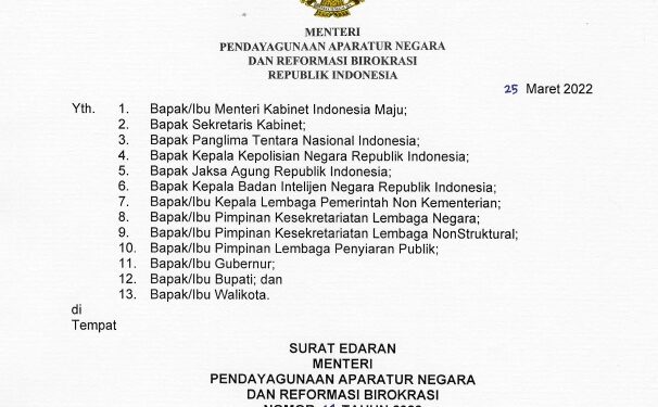 Inilah Aturan Jam Kerja ASN Selama Bulan Ramadan 1443 H