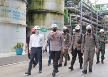 Kapolda Riau Cek Pabrik Minyak Goreng PT Wilmar Group di Dumai