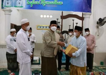 Safari Ramadhan di Desa Mandala Jaya, Wabup Salurkan Sembako PetroChina