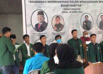 Ajip Setiawan Resmi Didaulat Jadi Gubernur BEM Fakultas Ekonomi Unbari Periode 2022-2023 