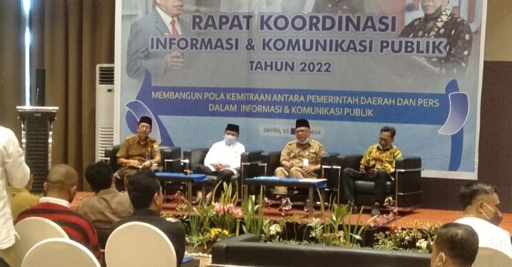Rakor Informasi dan Komunikasi Publik, Al Haris Tekankan Seluruh Kepala OPD Dekat Dengan Media