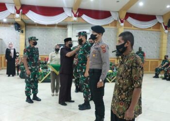 Buka TMMD Ke-113,  Bupati : Pemkab Akan Bersinergi Bersama TNI-POLRI