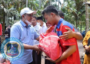 Serahkan Bantuan Kebakaran Senyerang, Bupati Ucapkan Turut Berbela Sungkawa