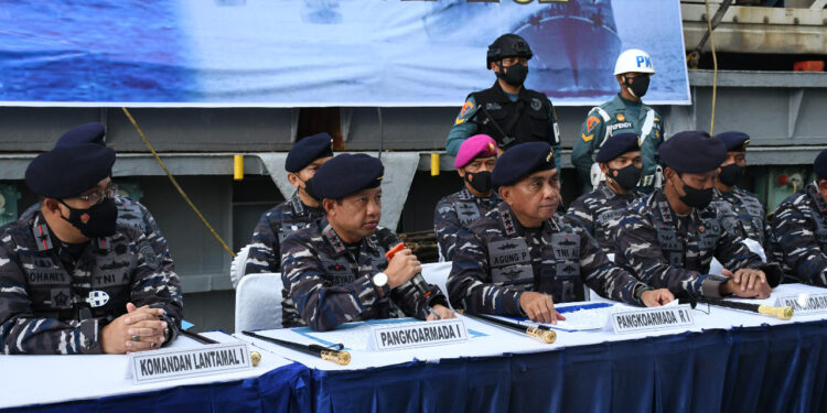 TNI AL Tegas Menindak Segala Bentuk Ilegal lewat Laut