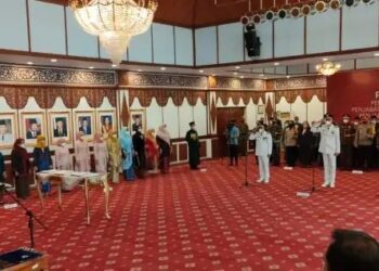 Al Haris Lantik Tiga Penjabat Bupati