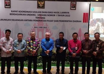 Gubernur Jambi, Al Haris saat menghadiri Rapat Koordinasi Usulan Dana Bagi Hasil di Bali. Foto: Doni/Jambiseru.com