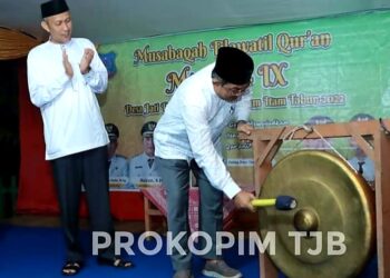 Bupati Tanjab Barat Buka Secara Resmi MTQ Tingkat Desa Jati Emas