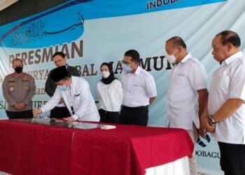 Gubernur Jambi Resmikan Pelabuhan Batubara di Taman Rajo