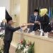 Antoni Yuzar SH MH selaku pelapor rekomendasi DPRD Sumsel dalam rapat paripurna, Kamis (12/5) di Aula lantai III Gedung DPRD Sumsel dengan agenda penyampaian rekomendasi terkait Laporan Keterangan Pertanggungjawaban (LKPJ) Gubernur Sumsel Tahun anggaran 2021. (Photo: hms/ist).