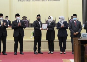 Provinsi Sumatera Selatan raih Opini Wajar Tanpa Pengecualian (WTP). (Photo: hms).