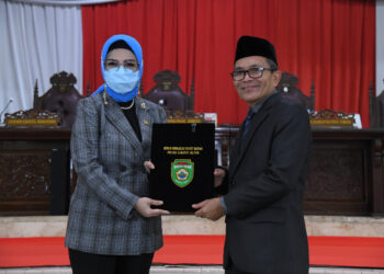DPRD Sumsel Gelar Paripurna Laporan Hasil Reses 10 Dapil Diserahkan Kepada Pj Sekda Sumsel