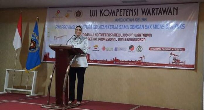 Ketua DPRD R.A Anita Buka UKW ke-38 PWI Sumsel