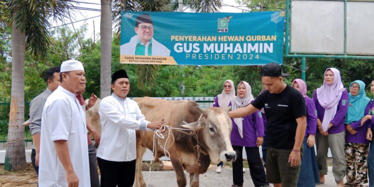 Gus Muhaimin Berkurban, Sofyan Ali Distribusikan Hewan Kurban di Kota Jambi