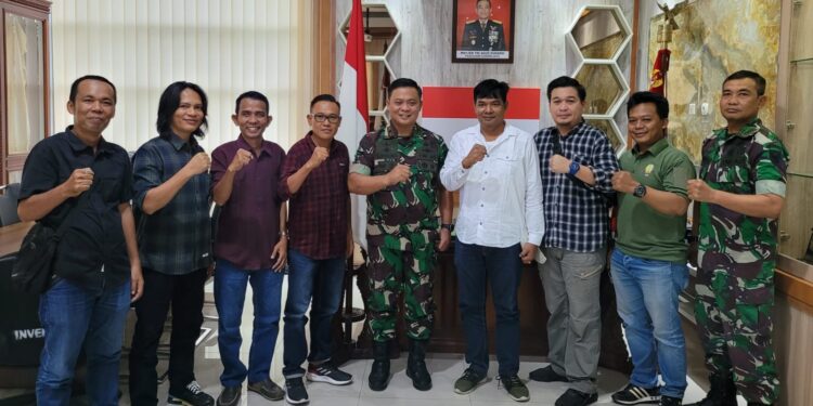 Danrem 042/Gapu Terima Silaturahmi SMSI Provinsi Jambi