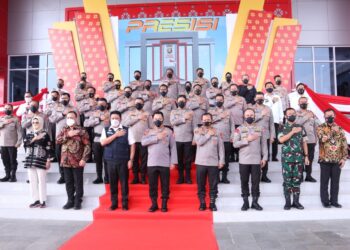 Ketua DPRD Anita Hadiri Peresmian Gedung Presisi Polda Sumsel oleh Kapolri