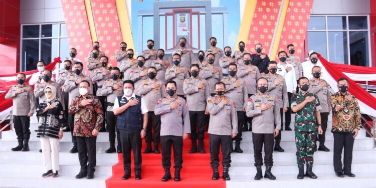 Ketua DPRD Anita Hadiri Peresmian Gedung Presisi Polda Sumsel oleh Kapolri