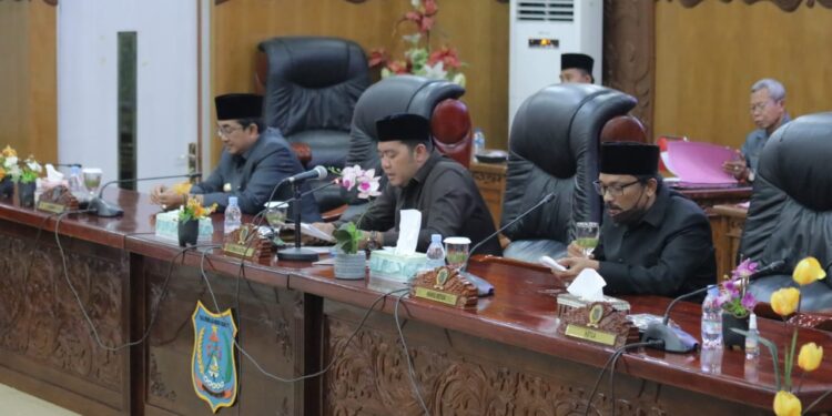 DPRD Tanjab Barat Gelar Paripurna Pembahasan KUA dan Rancangan PPAS Tahun Anggaran 2023