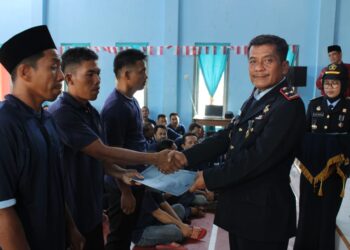 Terima Remisi, Tiga Napi Lapas Kelas IIB Kualatungkal Bebas
