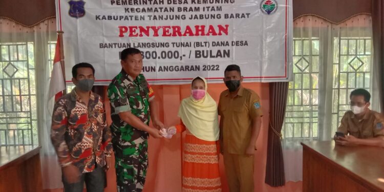 82 KPM Desa Kemuning Terima BLT Tahap III 2022