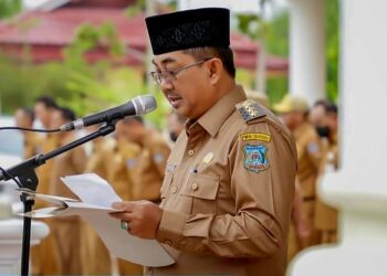Pimpin Upacara Peringatan HAORNAS ke-39, Bupati Bacakan Sambutan Menpora