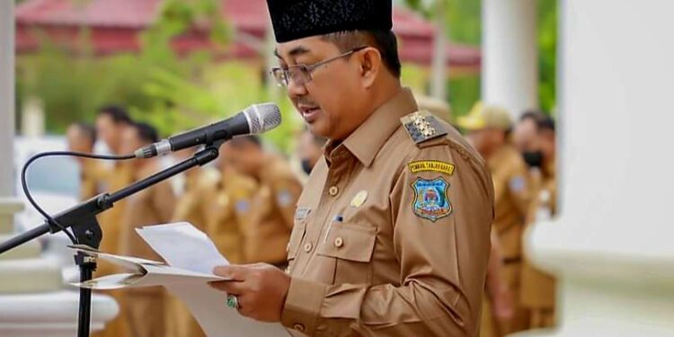 Pimpin Upacara Peringatan HAORNAS ke-39, Bupati Bacakan Sambutan Menpora