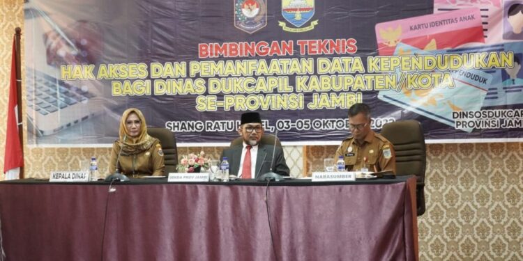 Sekda: Pemprov Jambi Upayakan Optimalisasi Penggunaan Data Kependudukan