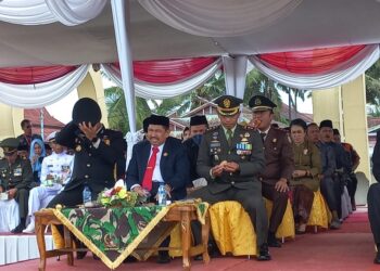 Ketua DPRD Tanjab Barat Ikuti Upacara HUT TNI Ke-77