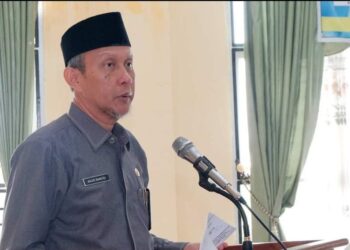 Agus Sanusi Pimpin Pengambilan Sumpah Janji PNS di Lingkup Pemkab Tanjabbar Angkatan 2019