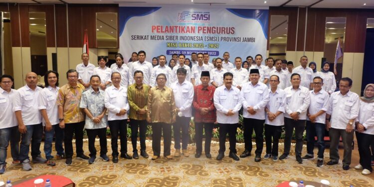 Pengurus SMSI Provinsi Jambi 2022-2027 Resmi Dilantik