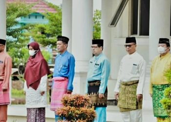Pemkab Tanjabbar Gelar Upacara HUT PGRI ke-77 dan HGN Tahun 2022