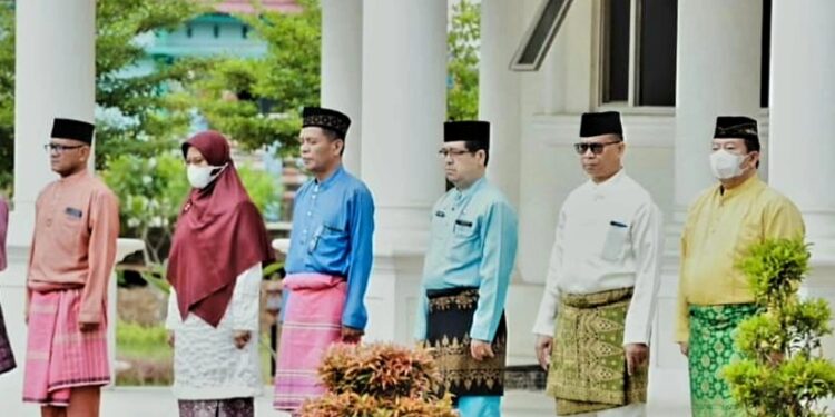 Pemkab Tanjabbar Gelar Upacara HUT PGRI ke-77 dan HGN Tahun 2022