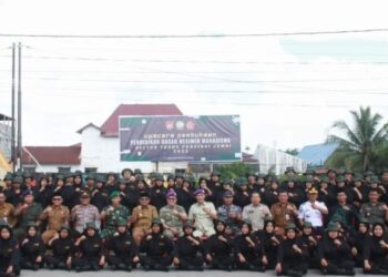 Buka Secara Resmi Diksar Menwa, Bupati Tanjabbar Ingin Pelatihan Rutin Dilaksanakan