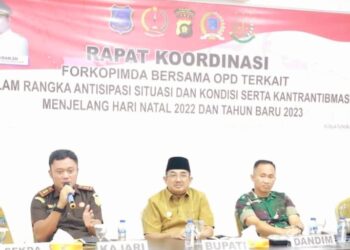 Anwar Sadat Buka Rakor Bersama, Dalam Rangka Antisipasi Natal dan Tahun Baru 