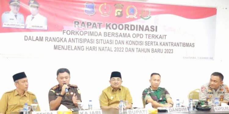 Anwar Sadat Buka Rakor Bersama, Dalam Rangka Antisipasi Natal dan Tahun Baru 