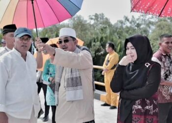 Resmikan Jembatan Parit Selamat SEKO, Anwar Sadat Harap Masyarakat Tingkatkan SDM