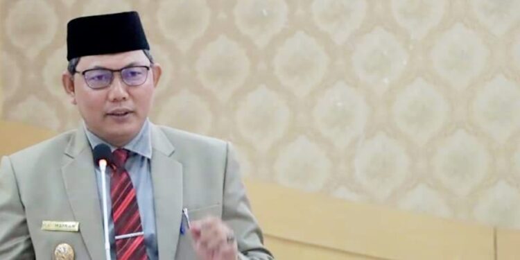 Hairan Hadiri Pelantikan Anggota PPS Se-Kabupaten Tanjabbar