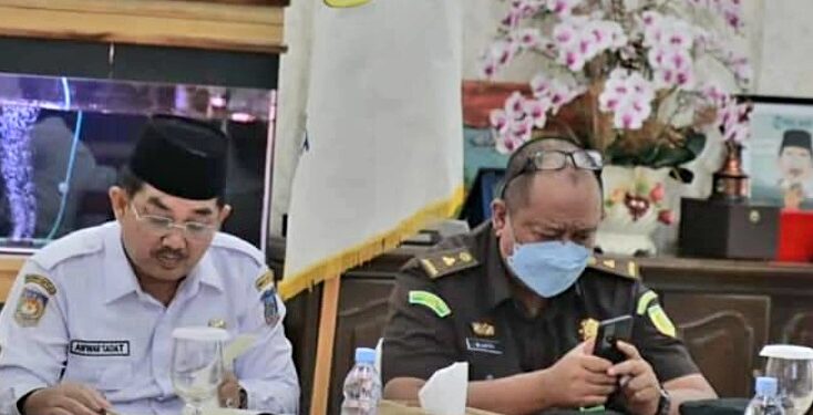 Anwar Sadat Ikuti Rakor Inspektur Daerah Se-Indonesia Tahun 2023 Secara Virtual