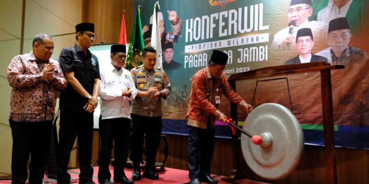 Wakil Gubernur Jambi Buka Konferwil Ke-1 Pagar Nusa Jambi