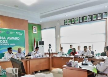 Hairan Ikuti Wawancara Penilaian Penghargaan Paritrana Award Tingkat Provinsi Jambi 
