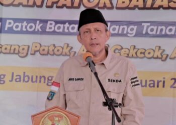 Hadiri Kegiatan Gemapatas, Agus Sanusi Himbau Masyarakat Pasang Patok Batas Tanah
