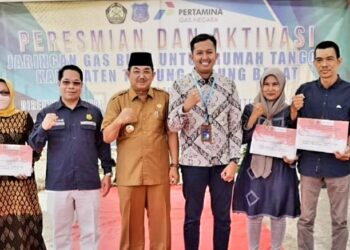 Anwar Sadat Resmikan Aktivasi Jaringan Gas Bumi untuk Rumah Tangga