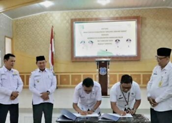 Hairan Sambut Langsung Kunjungan Pemkab Indragiri Hilir