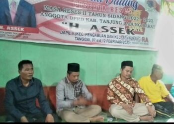 Reses ke Dapil V, H. Assek Akan Lihat Proyek APBD 2022
