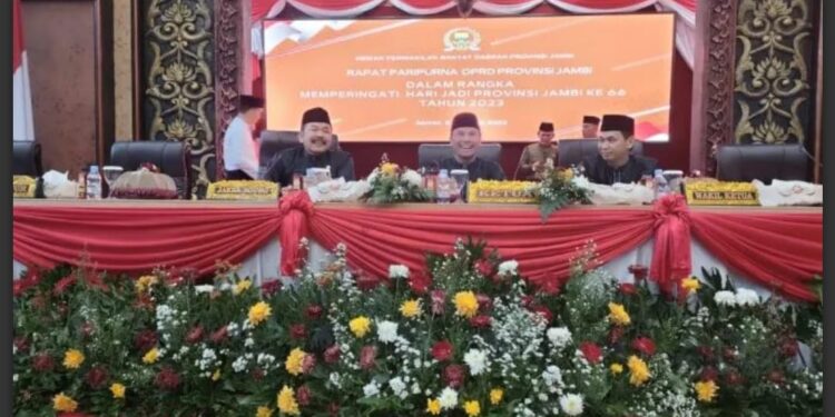 DPRD Provinsi Gelar Paripurna Sambut HUT Provinsi Jambi ke-66