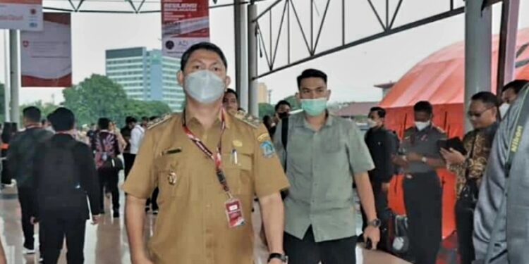 Wabup Hairan Hadiri Rakornas Penanggulangan Bencana Tahun 2023