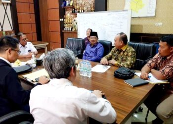 Jalan Nasional Sering Banjir Pemkab Tanjabbar Gelar Pertemuan dengan BPJN Jambi