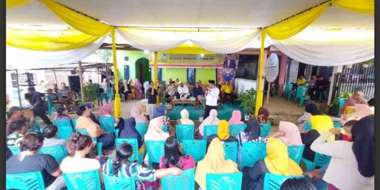 Anggota DPRD Provinsi Ivan Wirata Reses ke Mendalo Darat